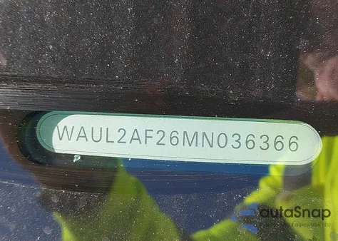 2021 Audi A6 Premium Plus 55 Tfsi Quattro S Tronic z USA, uszkodzony, nr VIN WAUL2AF26MN036366